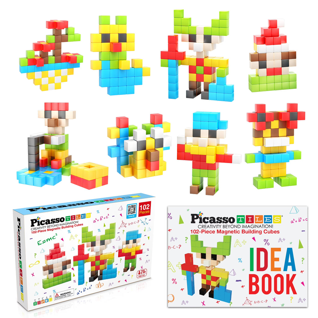 102pcs Magnetic Puzzle Cube Sensory Toys S1800