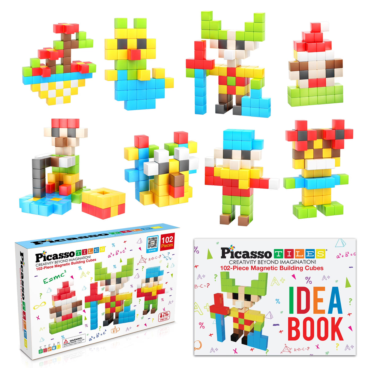 102pcs Magnetic Puzzle Cube Sensory Toys S1800