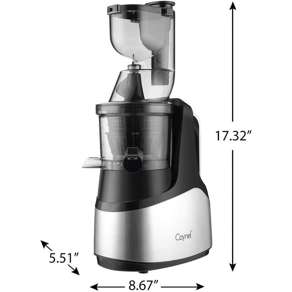 Red Slow Masticating Juicer with Wide Chute Q7422