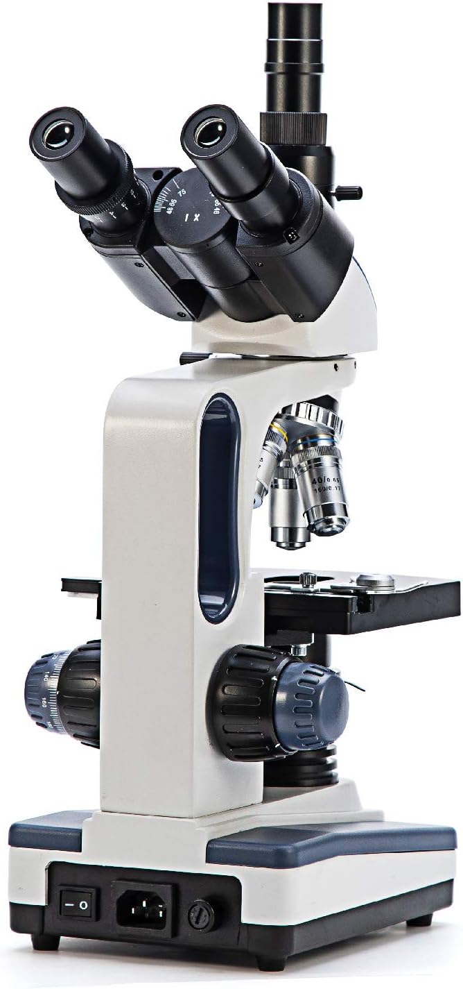 40X-2500X Magnification Trinocular Compound Lab Microscope S747933