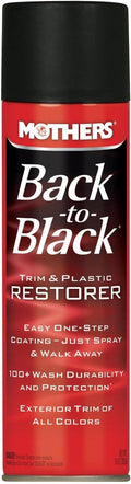 Back-to-Black Trim & Plastic Restorer Aerosol, 10 oz., Pack of 6 X14049