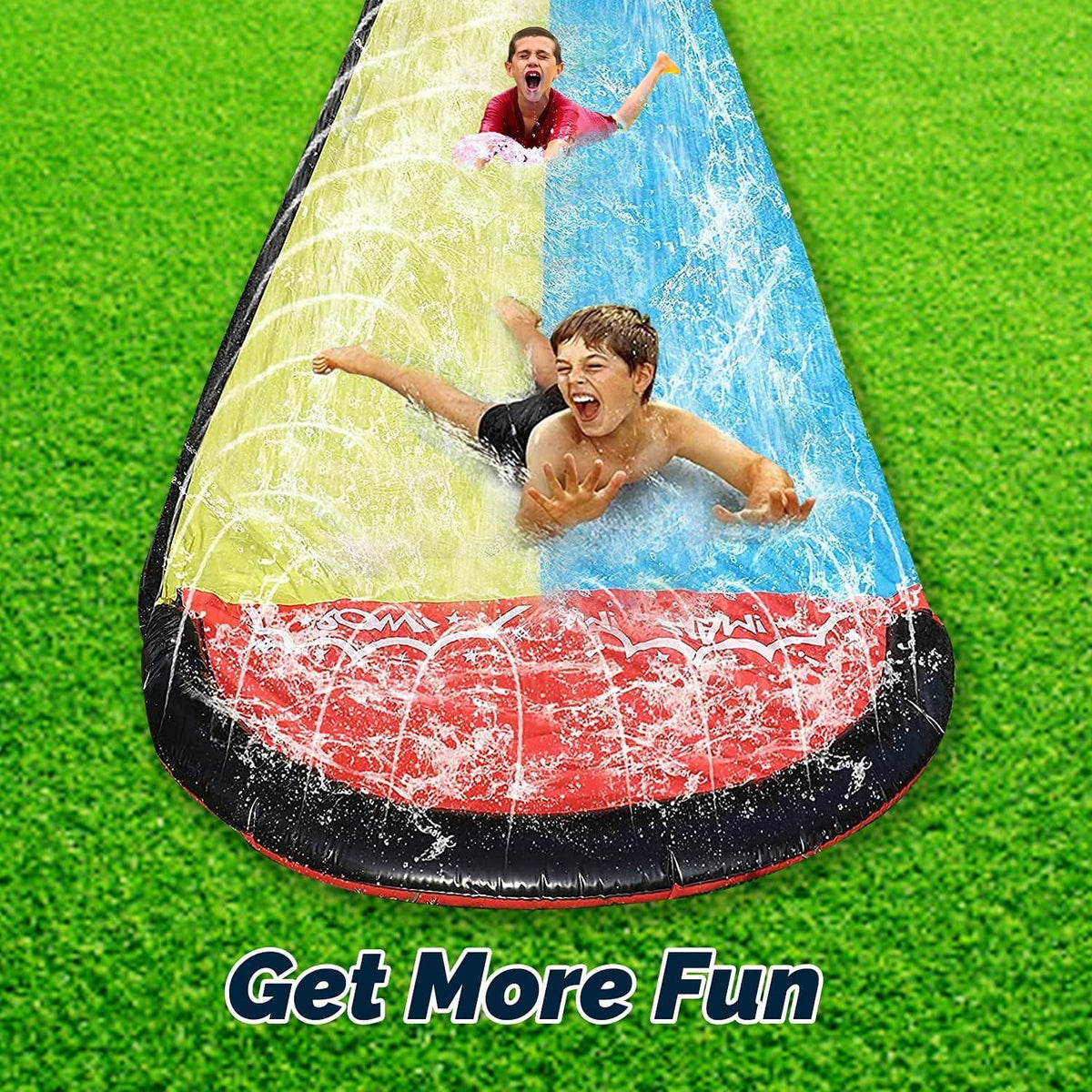 15.5ft Lawn Water Slide Crash Pad N925903