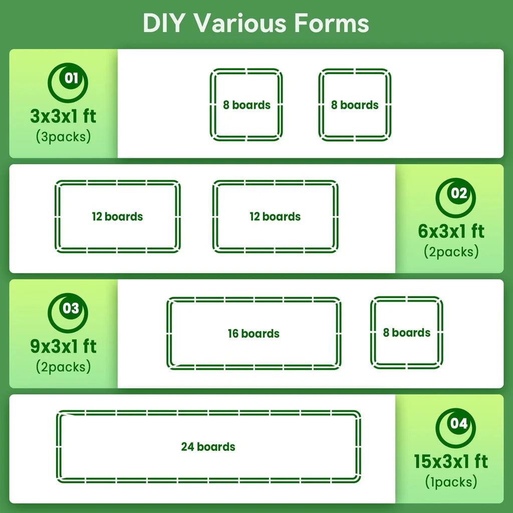 9x3x1 ft Galvanized Raised Garden Bed 2 Pack N983824