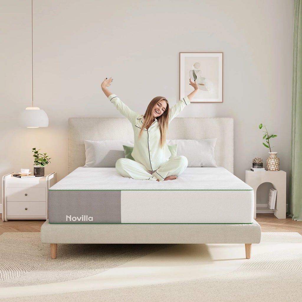 10'' Medium Firm Gel Memory Foam Mattress, Full Size H6604