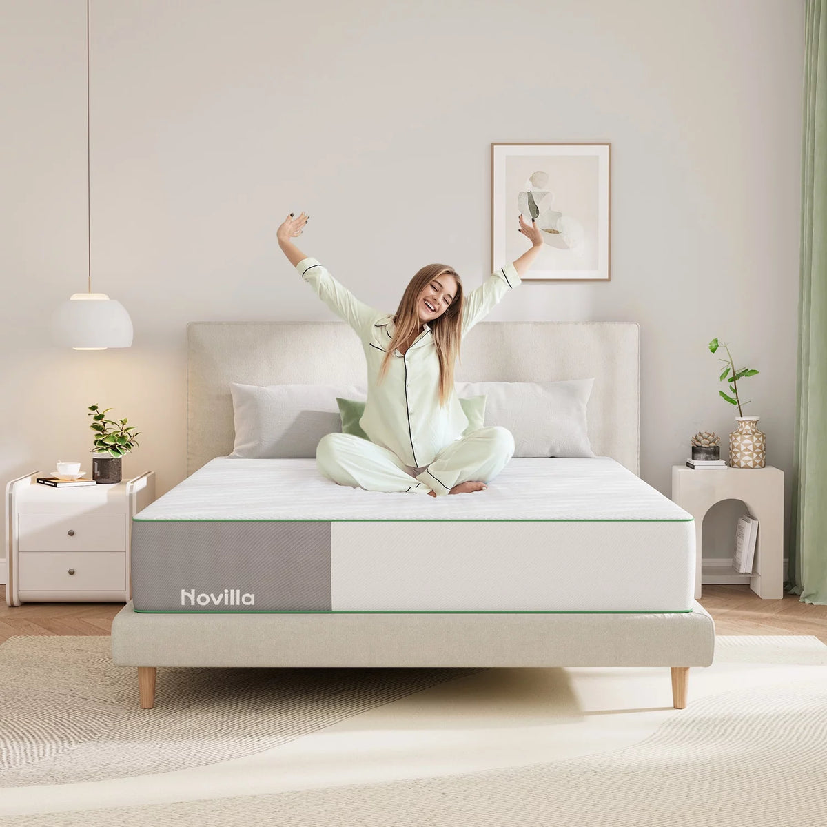 10'' Medium Firm Gel Memory Foam Mattress, Full Size H6604