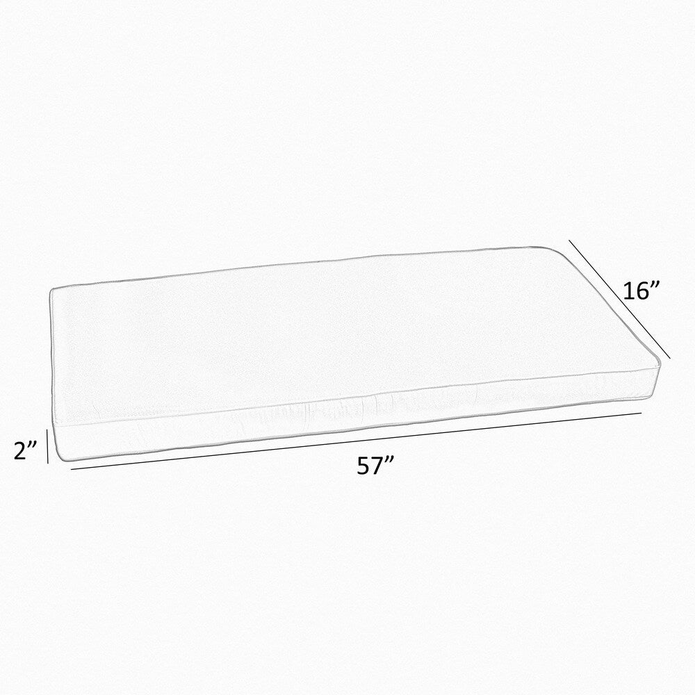 Indoor/Outdoor Bench Cushion 56 in x 19.5 in Z554727