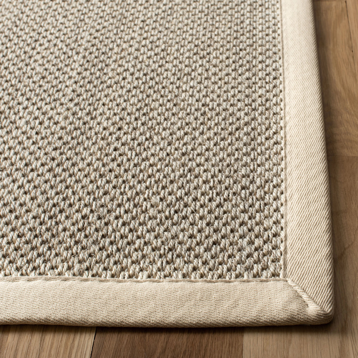 Natural Fiber Seagrass Area Rug, Marble/Beige, 9' x 12' R67005