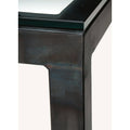 White Parsons Counter Table with White Quartz Top L737