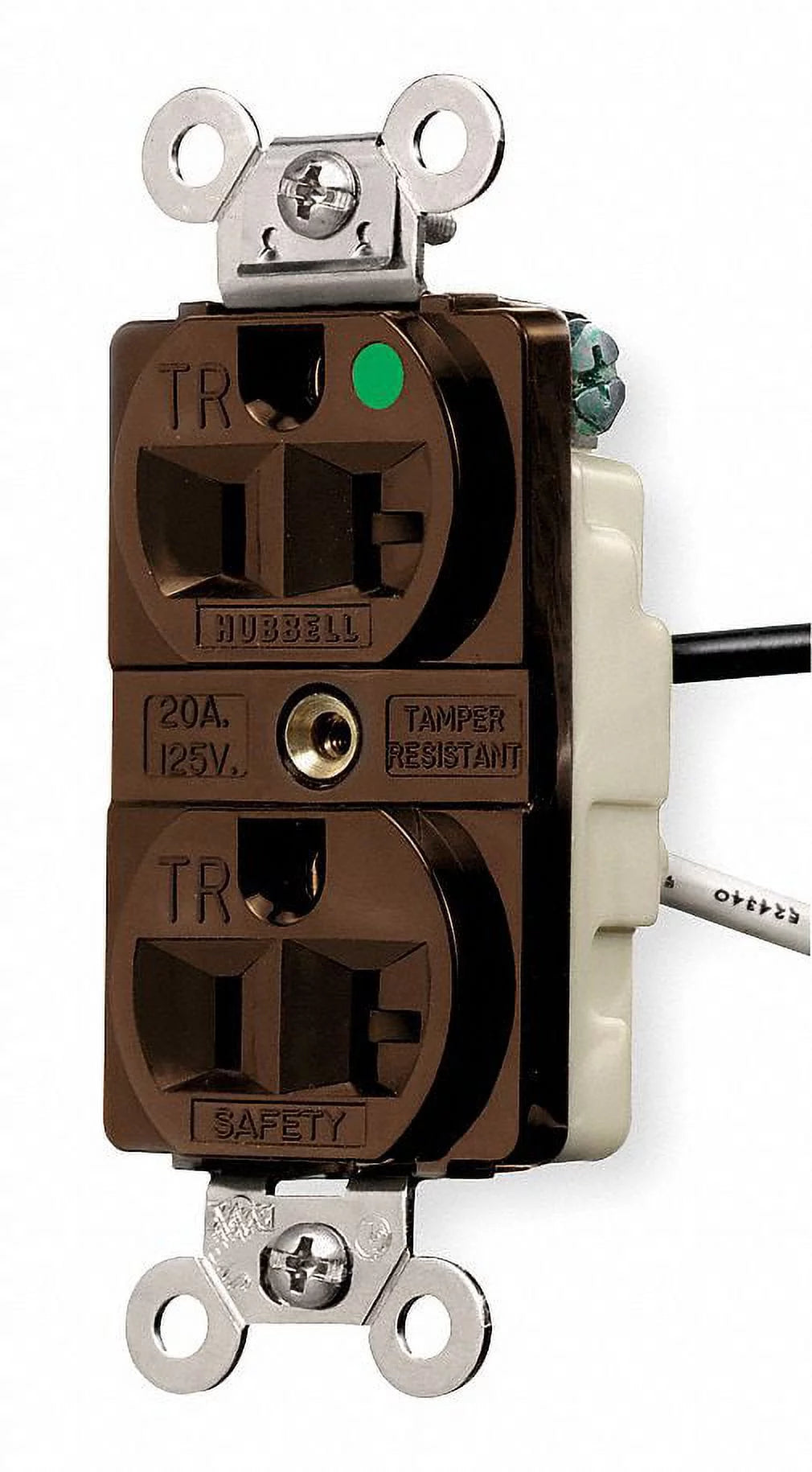 Brown 15 A Receptacle Q764628