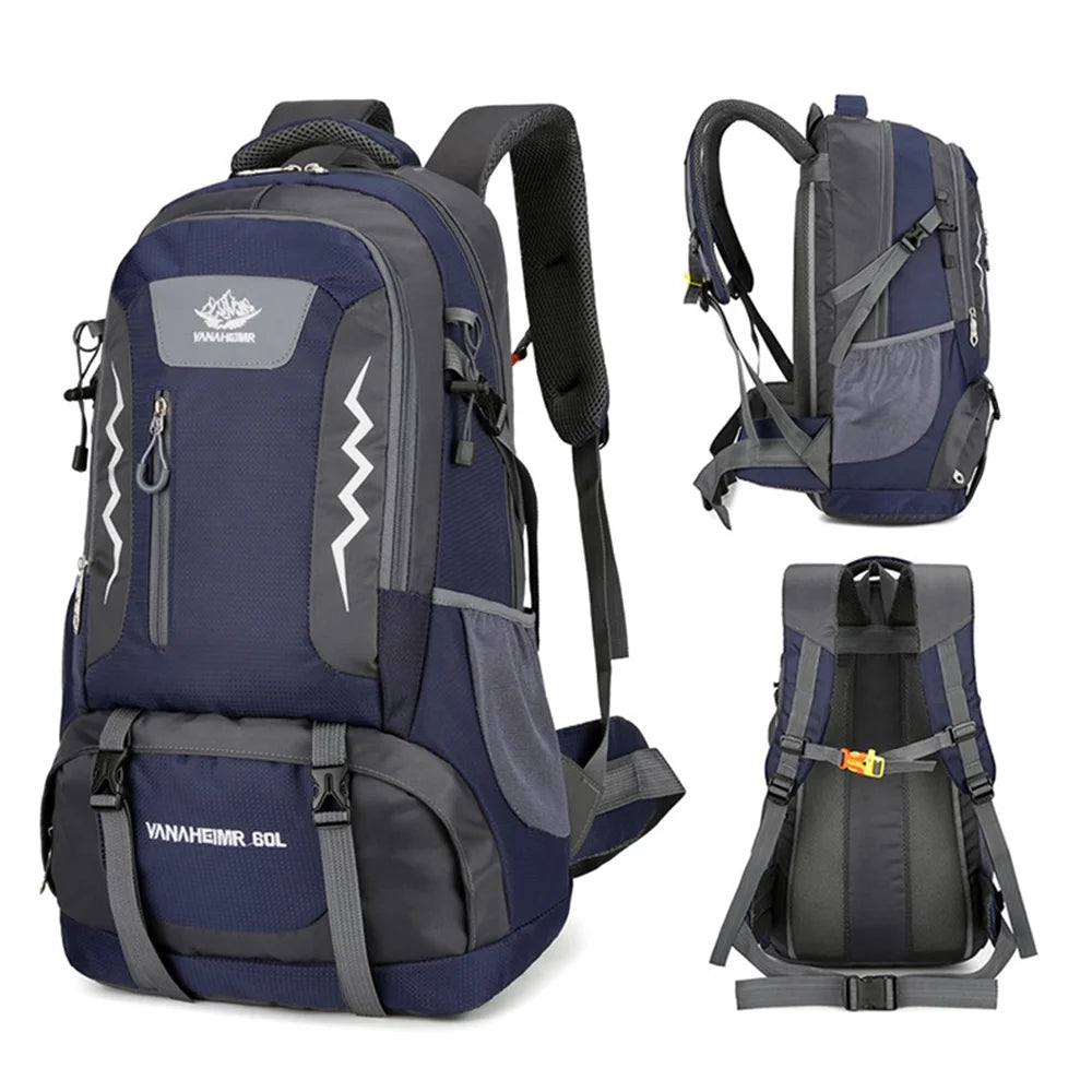 Hiking Backpack 60L Water-resistant Camping Backpack O53768
