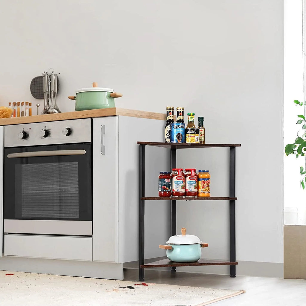 3 Tier Corner Bookshelf D693