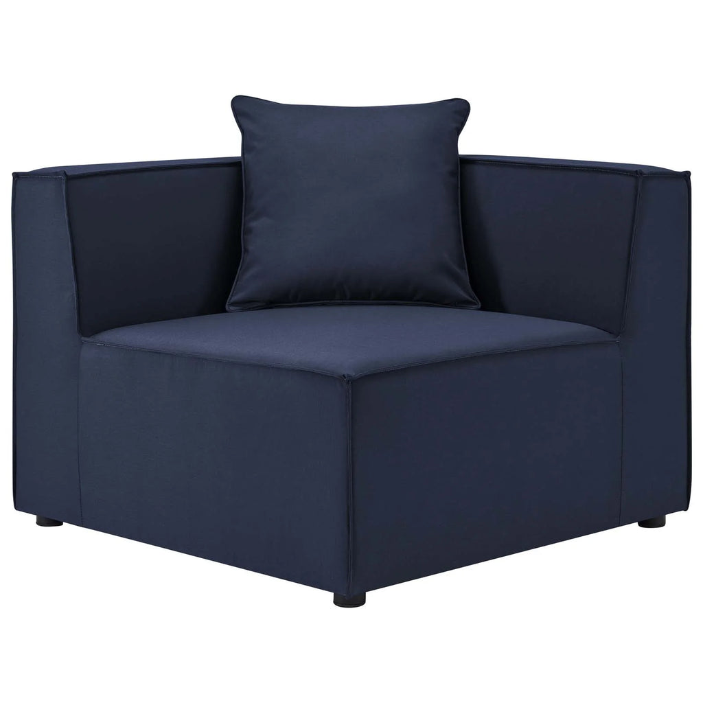 5-Piece Upholstered Sectional Sofa in Navy J911856
