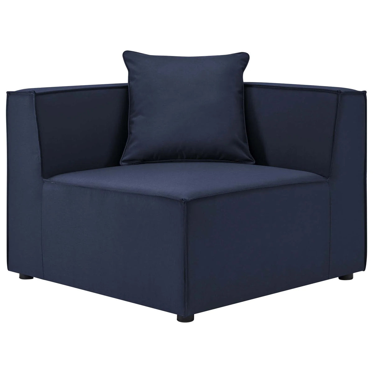 5-Piece Upholstered Sectional Sofa in Navy J911856