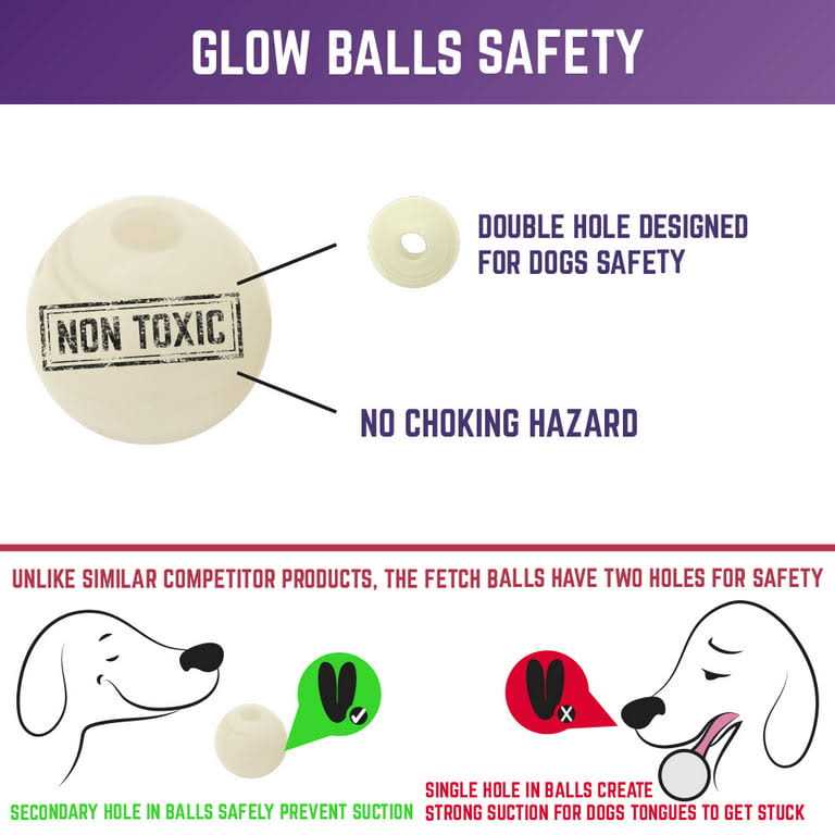 Glow Ball Dog Toys C80252