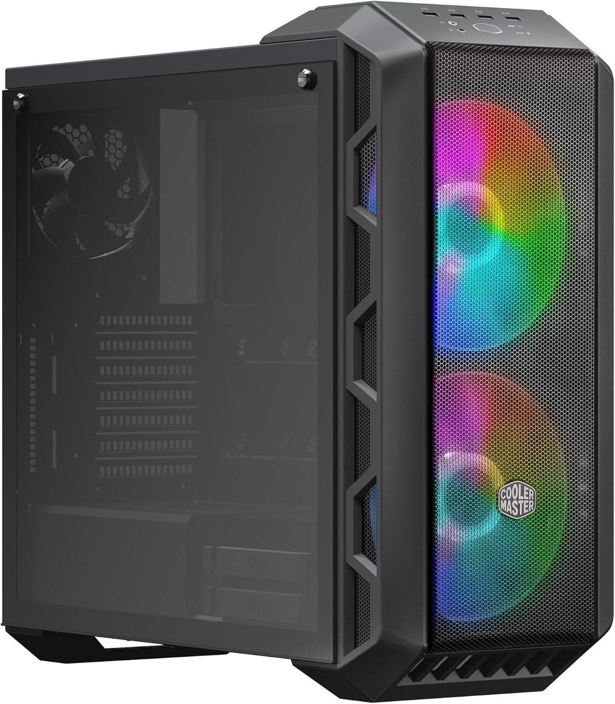 Tempered Glass Side Panel Carrying Handle RGB Fans CPU Air Cooler S477894