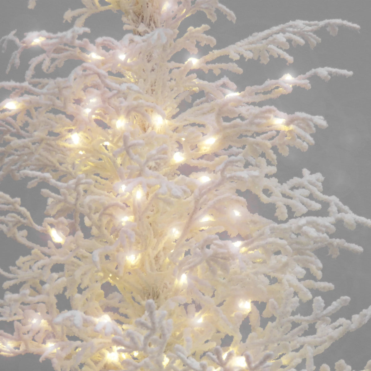 Pre-Lit Coral Artificial Tree with Warm White LED Lights 48in Y593745