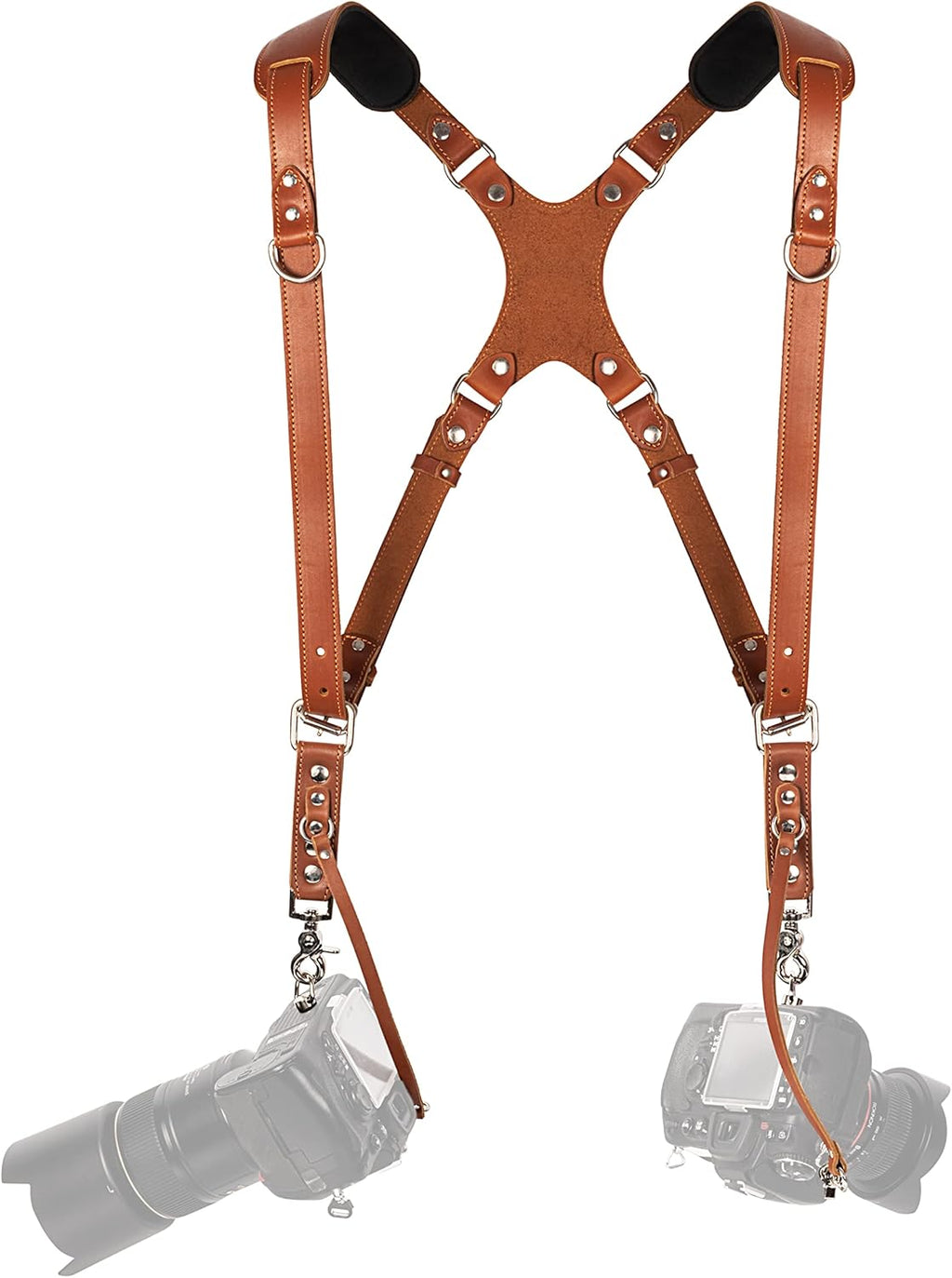 Dual Harness Leather Strap B19318