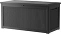 Brown 150GAL Large Capacity Outdoor Deck Box with Lock Hole S8567