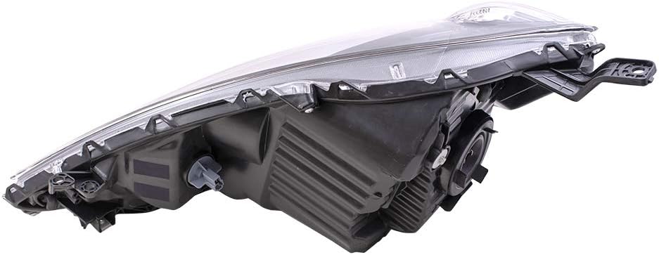 Replacement Driver and Passenger Headlights with Grey Bezels I54797