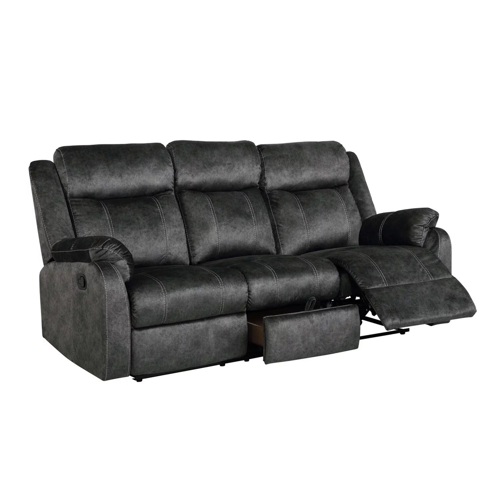 Reclining Sofa with Drop Down Table & Drawer I285012