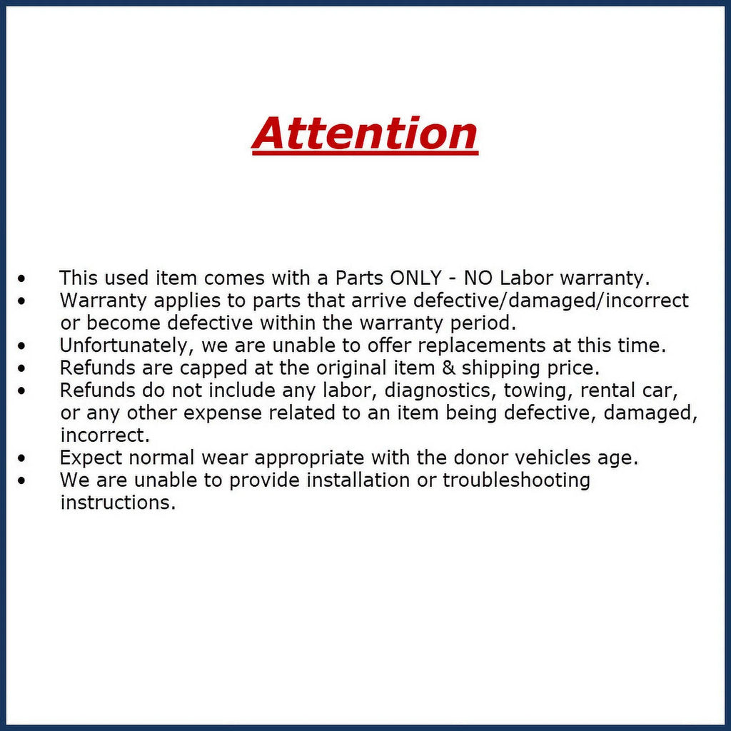 Front Driver Master Window Switch with Mirror Control Locks T309979