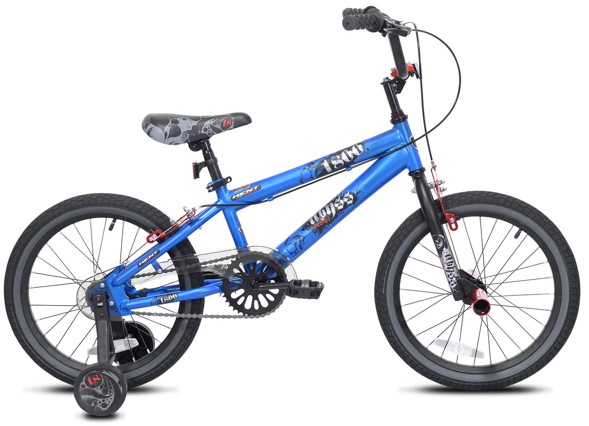 18-inch Blue Freestyle BMX Bicycle P873213