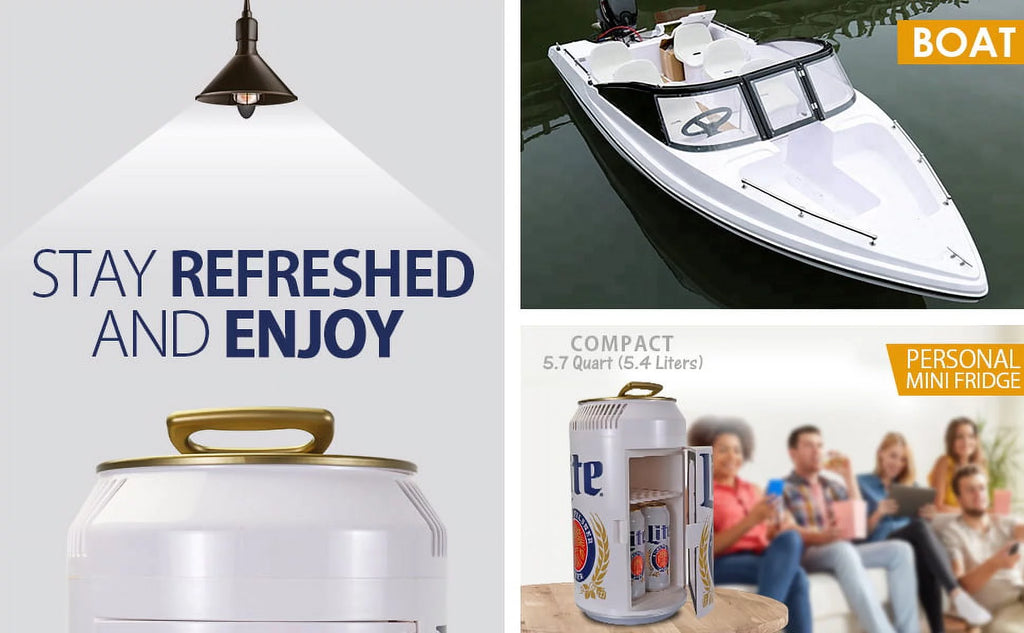 8 Can Portable Mini Fridge Cooler I87999