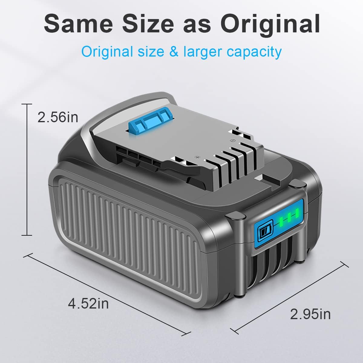 20V 6.0Ah Battery with LED Indicator W53148