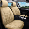 Black Non-Slip Universal Leather Car Seat Covers Full Set A66318