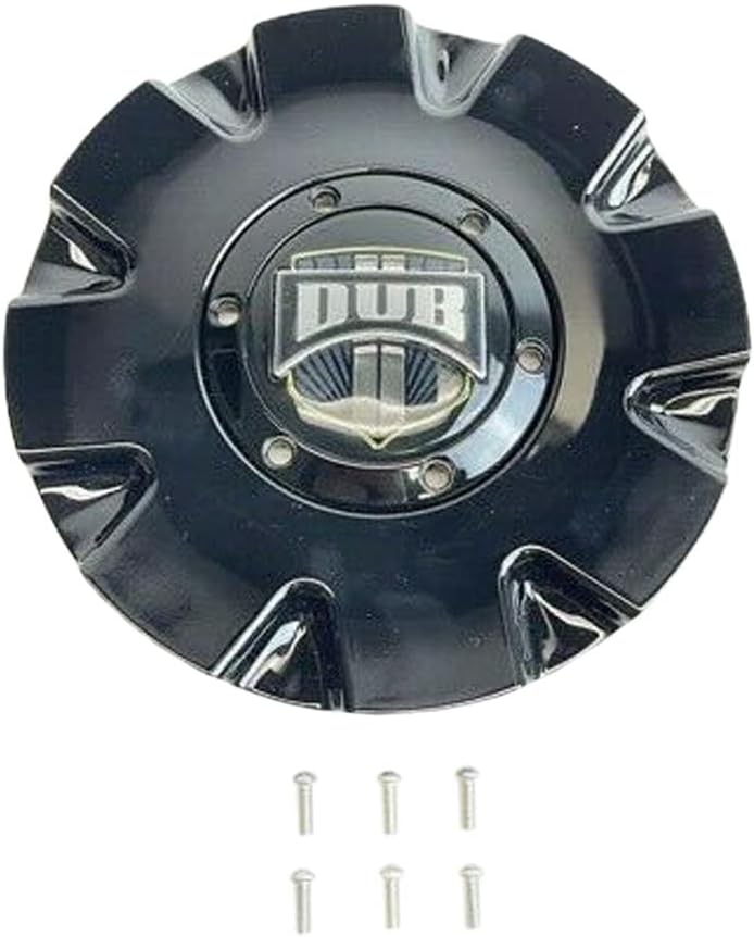 Gloss Black Wheel Center Cap with Screws Y7905