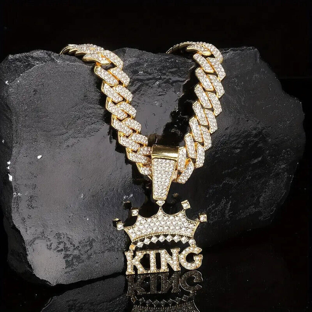 Iced Cubic Zirconia Chain Necklace H36967