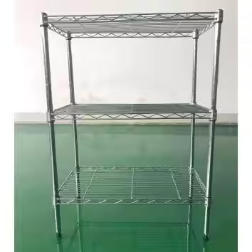 3-Tier Steel Wire Shelving Unit F101