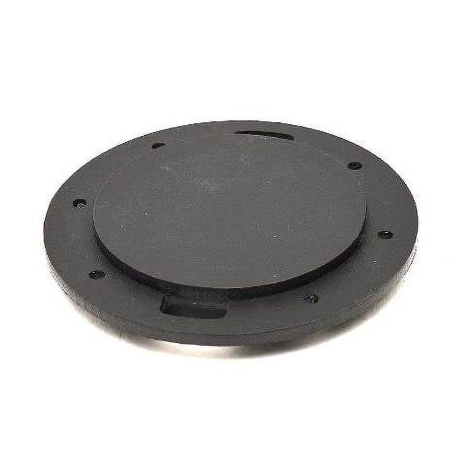 Boat Deck Plate and Ski Pylon 2 1/2 Inch Black Q989
