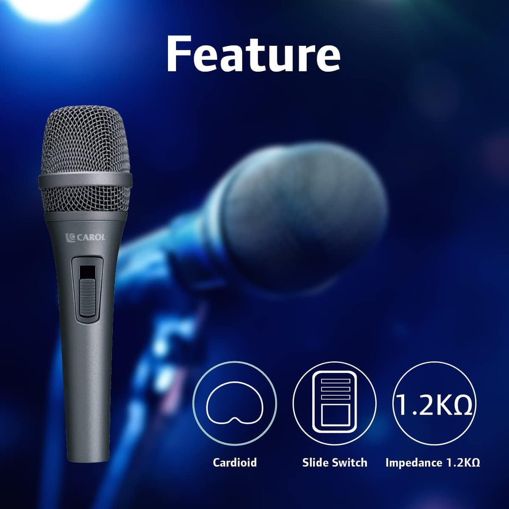 Dynamic Microphone with Super-Cardiod Unidirectional, Slide Potentiometer Switch D747