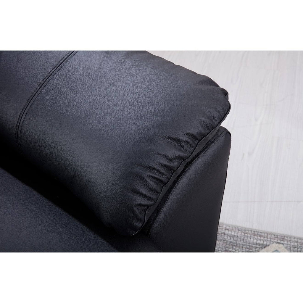 White Leather Accent Chair P61694
