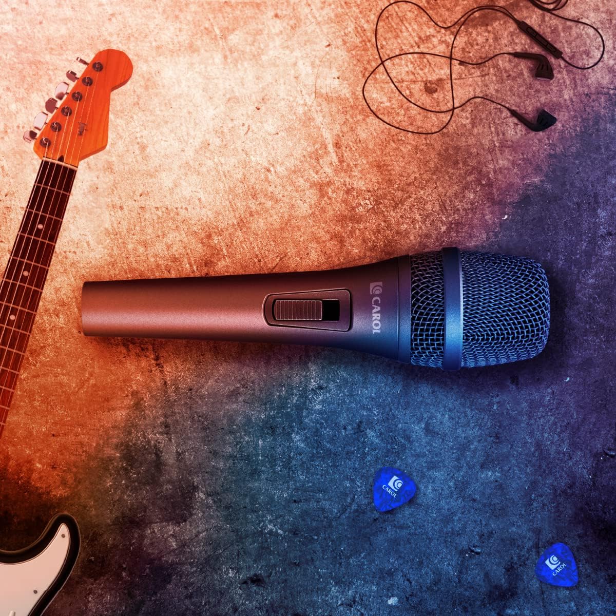 Dynamic Microphone with Super-Cardiod Unidirectional, Slide Potentiometer Switch D747