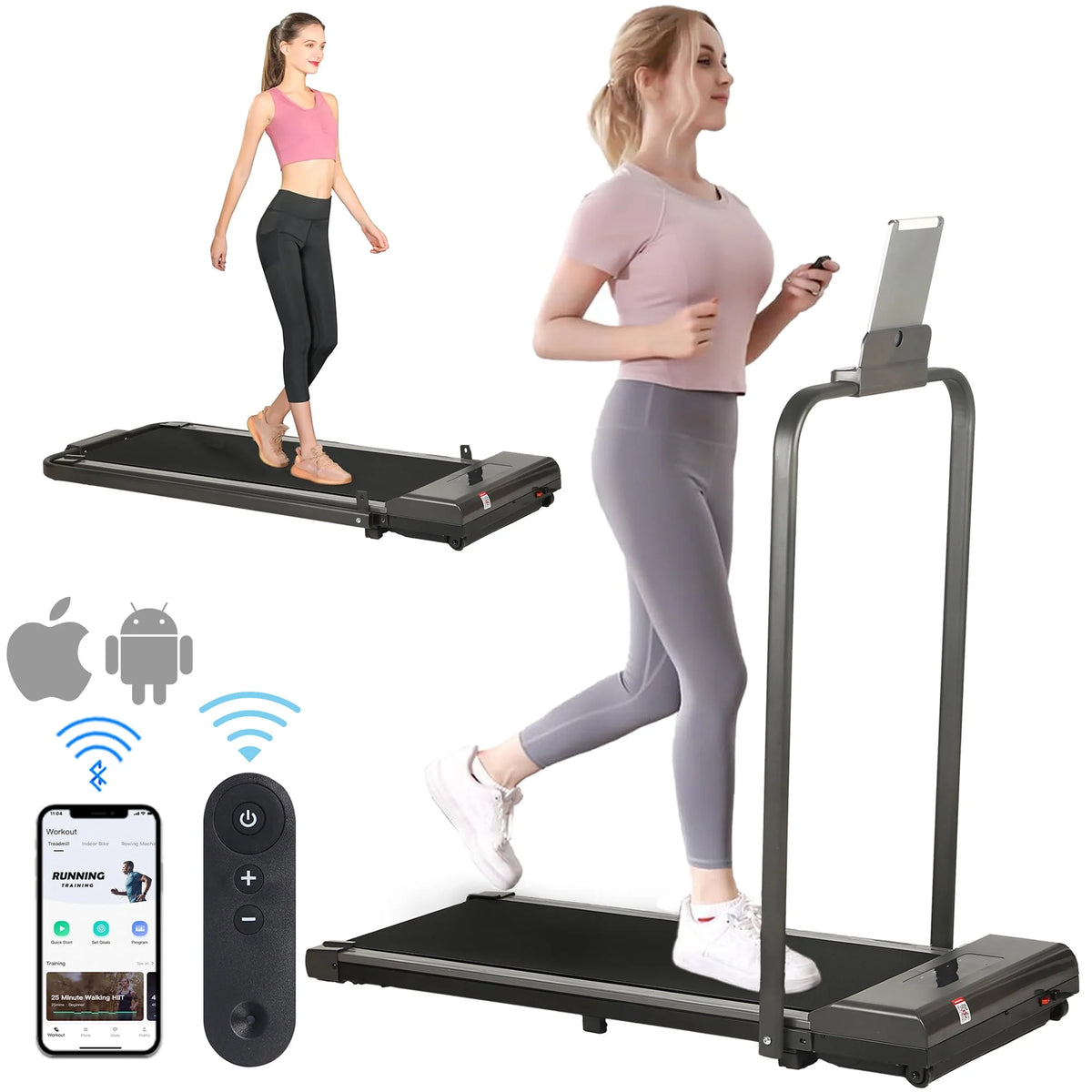 2 in 1 Folding Electric Treadmill V478