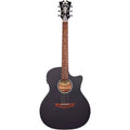 Matte Black Cutaway Orchestra Acoustic-Electric Guitar Z17611