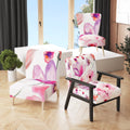 Upholstered Floral Accent Chair T88885