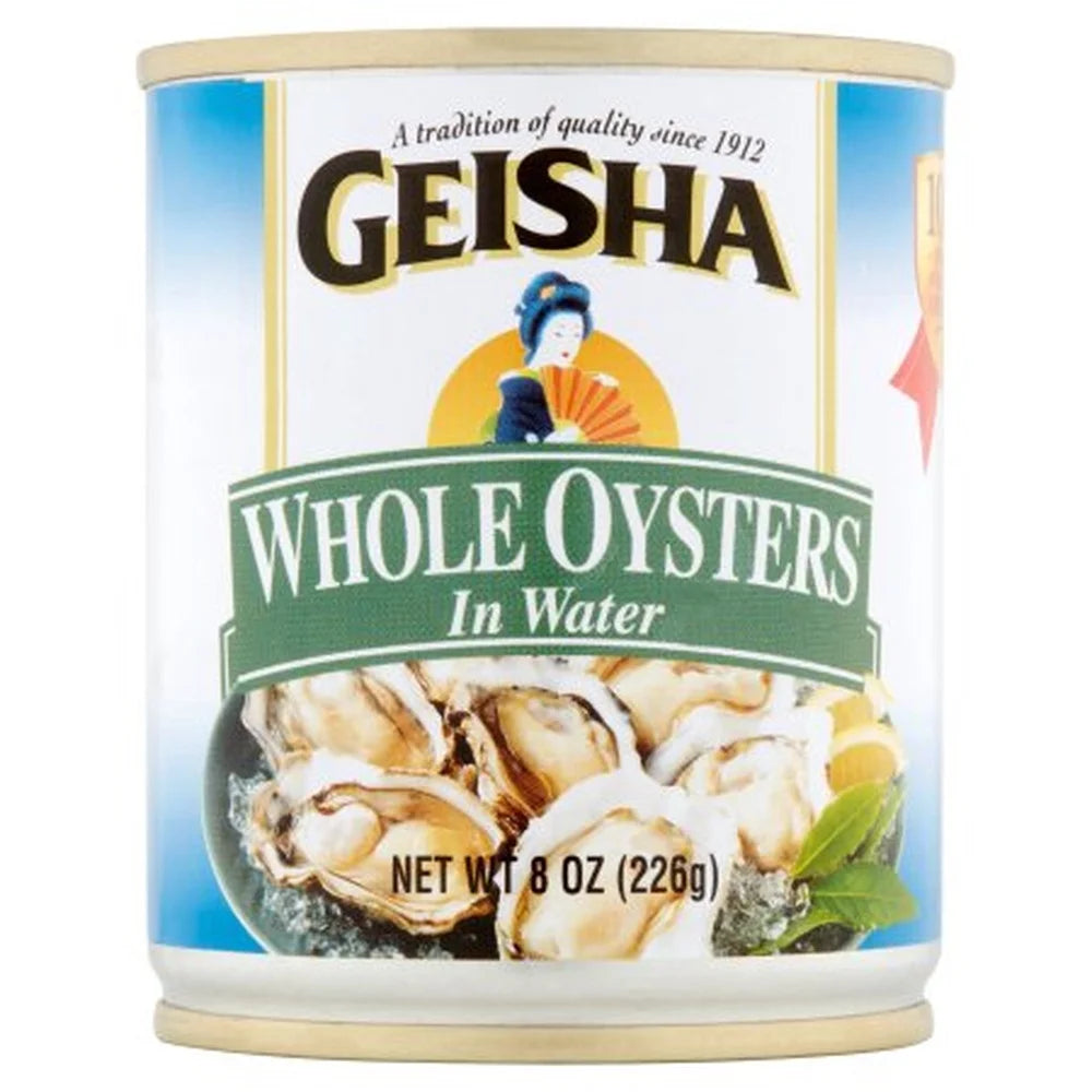 Whole Oysters in Water Pack of 48 F474