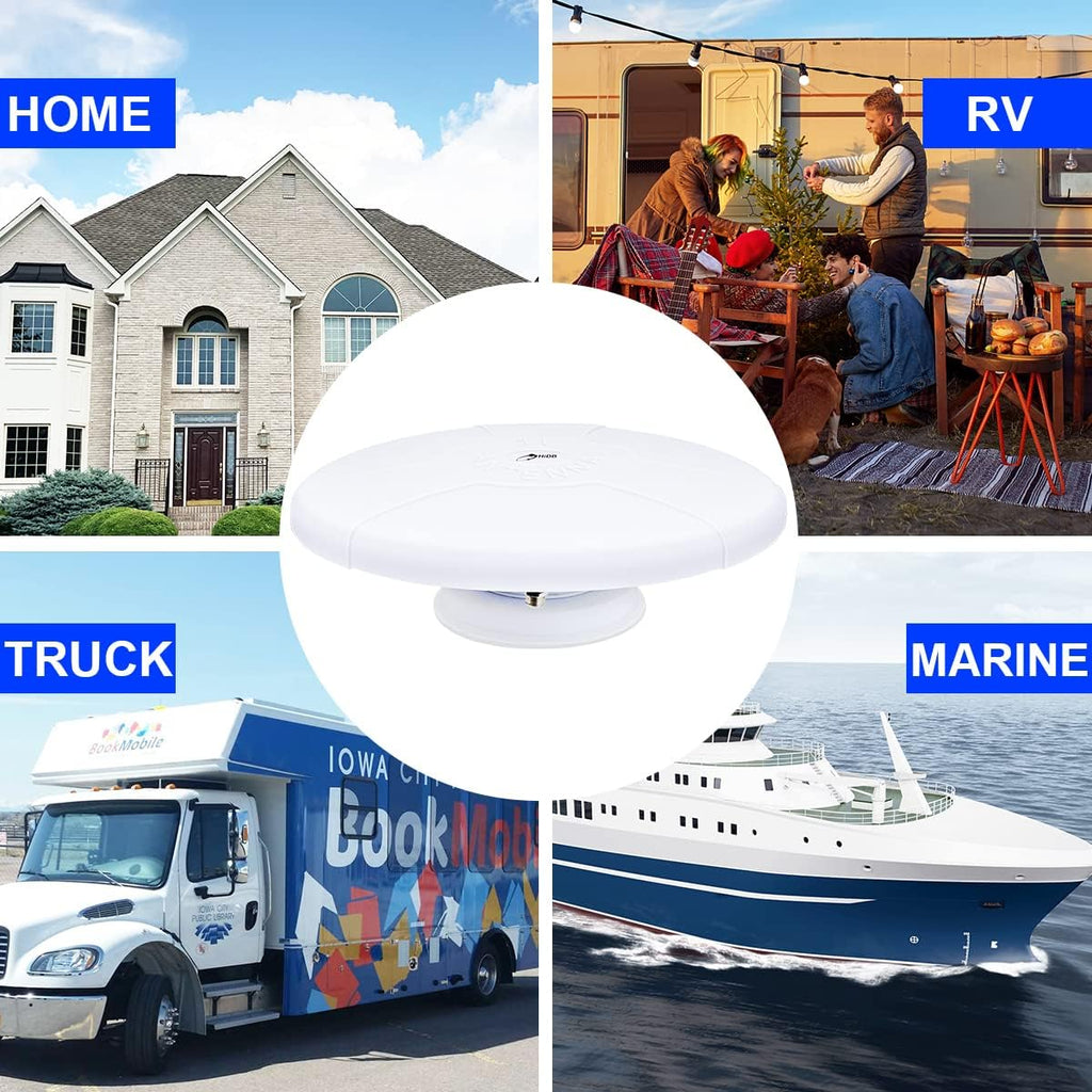 Amplified Digital HD TV Antenna with Magnetic Base, Pack of 2 Z6067