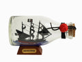 Pirate Ship in a Glass Bottle 5" C873