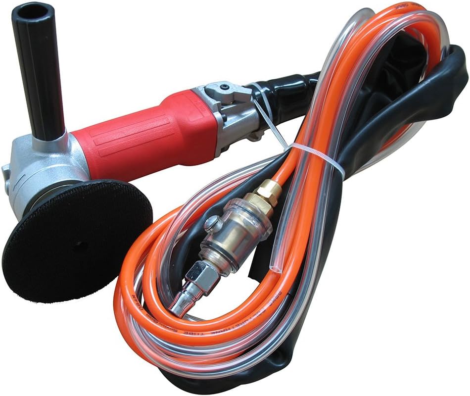 4-Inch Air Wet Stone Polisher with Rear Exhaust R74683