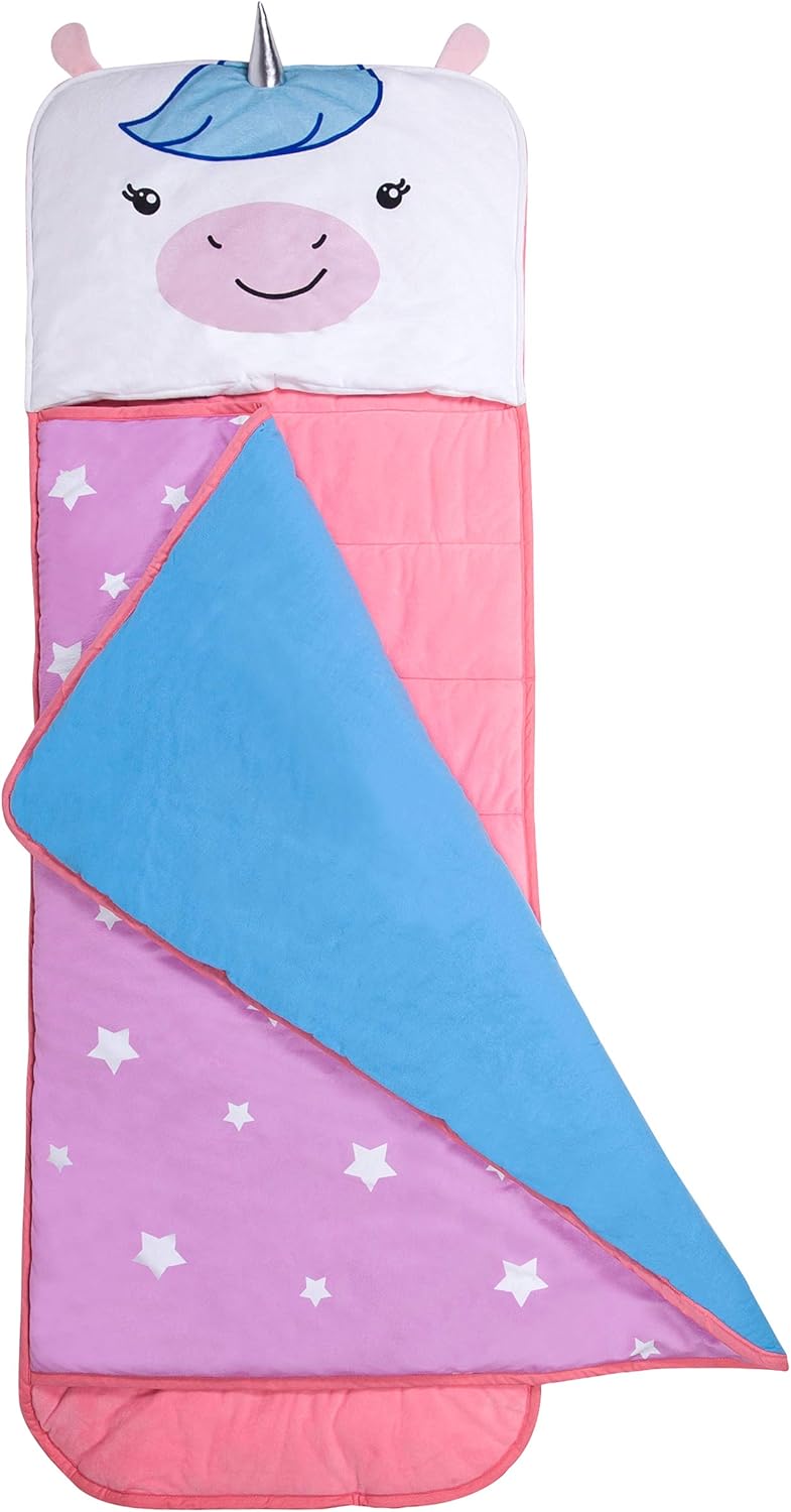 Plush Nap Mat with Attached Blanket E957302