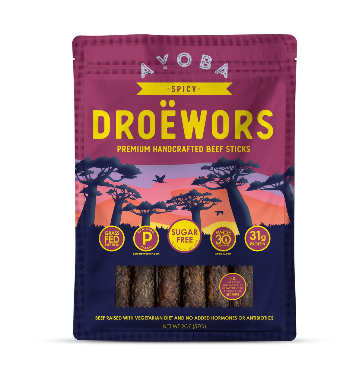 Beef Stick Droewors Case of 12 1 OZ R373301