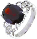 Sterling Silver Garnet Stone Healing Crystals T29970